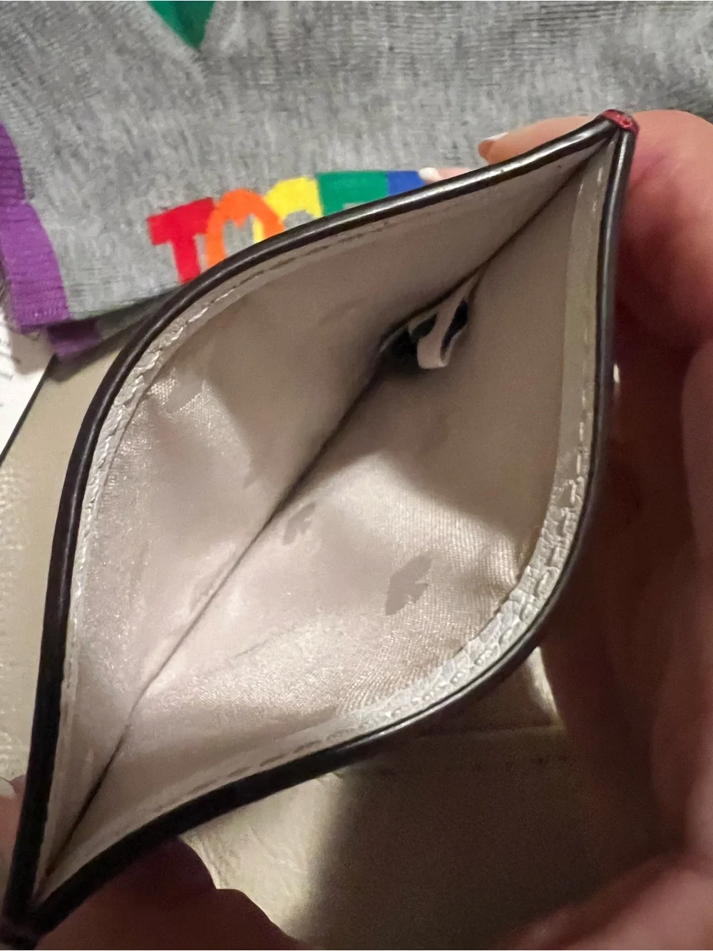 kate spade Rainbow Stripe Card Holder and Pride Socks